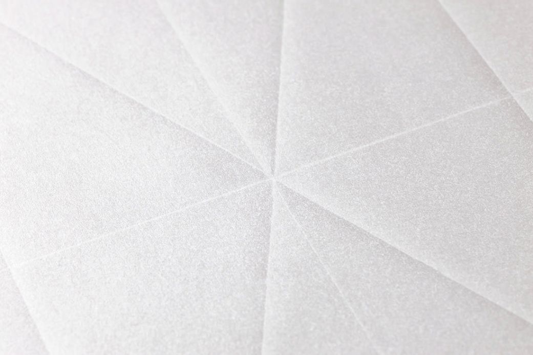 Archiv Carta da parati Origami grigio beige chiaro Visuale dettaglio