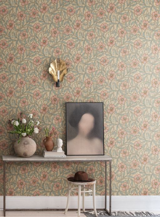 Non-woven Wallpaper Wallpaper Esmeralda cream Room View