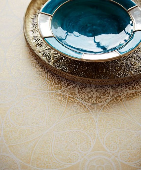 Luxury Wallpaper Wallpaper Kassandra cream Room View