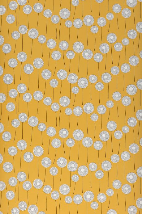 Floral Wallpaper Wallpaper Meadow gorze yellow Roll Width