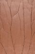 Papel pintado Crush Tree 05 marrón cobre brillante