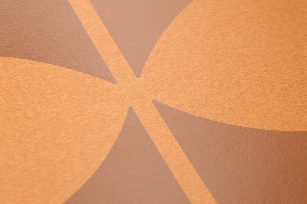 All Wallpaper Catherine ochre brown Detail View