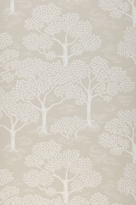 Forest and Tree Wallpaper Wallpaper Woodland grey beige Roll Width