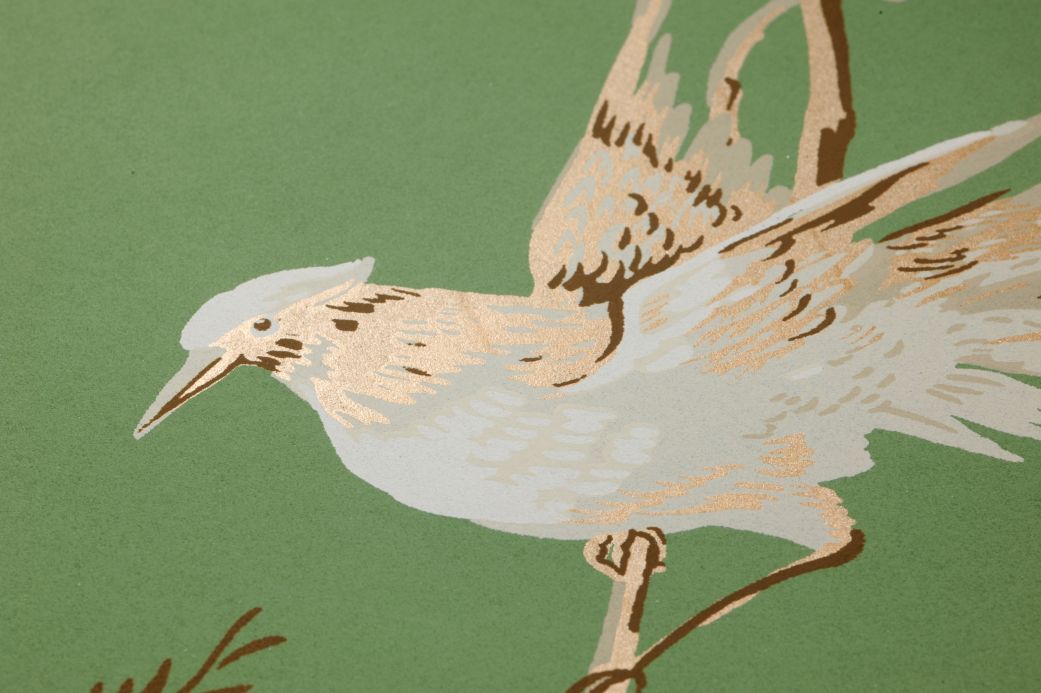 Bird Wallpaper Wallpaper Coringa green Detail View