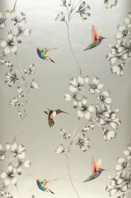 Bird Wallpaper Wallpaper Gesine cream shimmer Roll Width