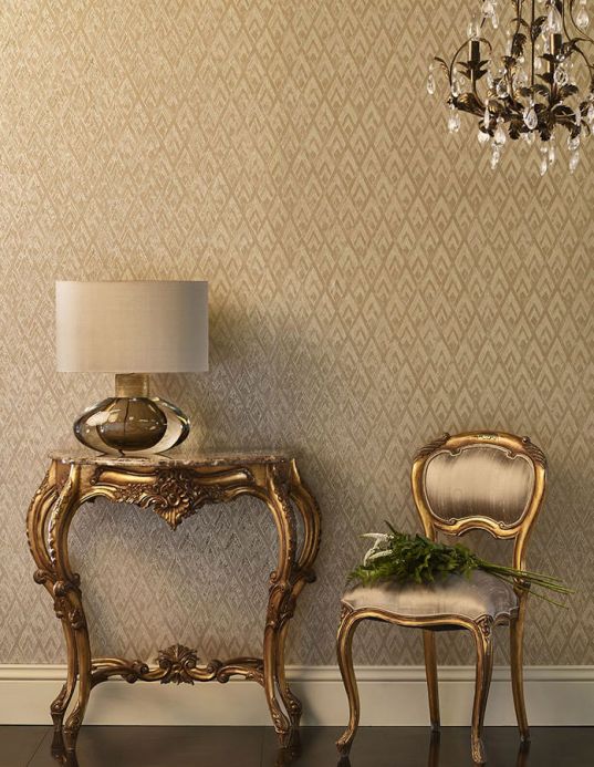 Archiv Wallpaper Tristan gold Room View
