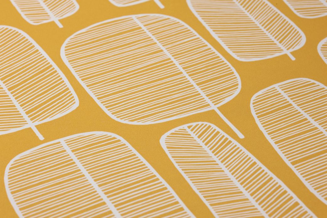 Wallpaper Wallpaper Little Trees golden yellow Detail View