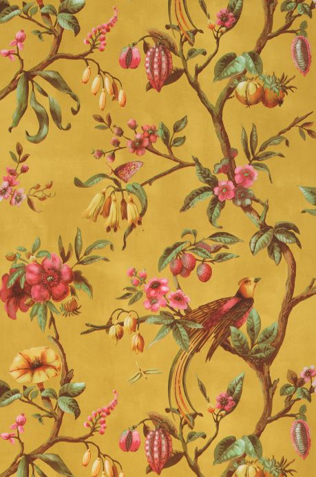 Classic Wallpaper Wallpaper Camille light curry yellow Roll Width