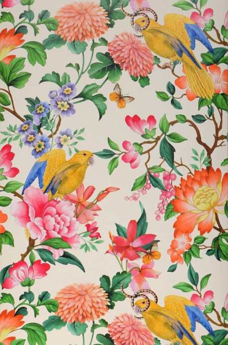 Floral Wallpaper Wallpaper Aranza cream Roll Width