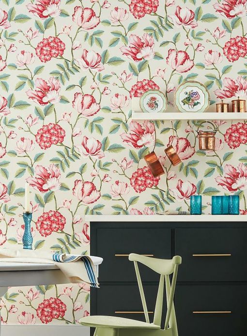 Paper-based Wallpaper Wallpaper Alba eggshell Room View