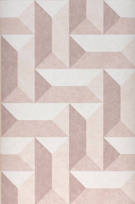 Geometric Wallpaper Wallpaper Rekel rosewood Roll Width