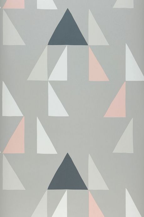Geometric Wallpaper Wallpaper Deneris light pink Roll Width