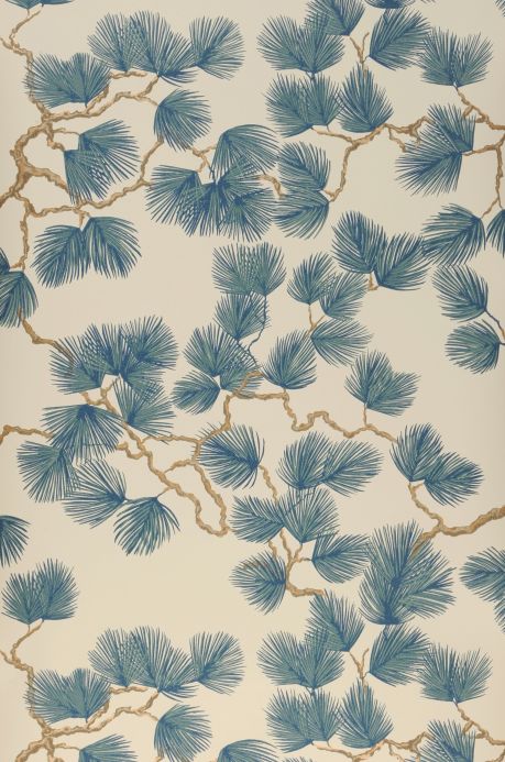 Oriental Wallpaper Wallpaper Pine pale pine green Roll Width
