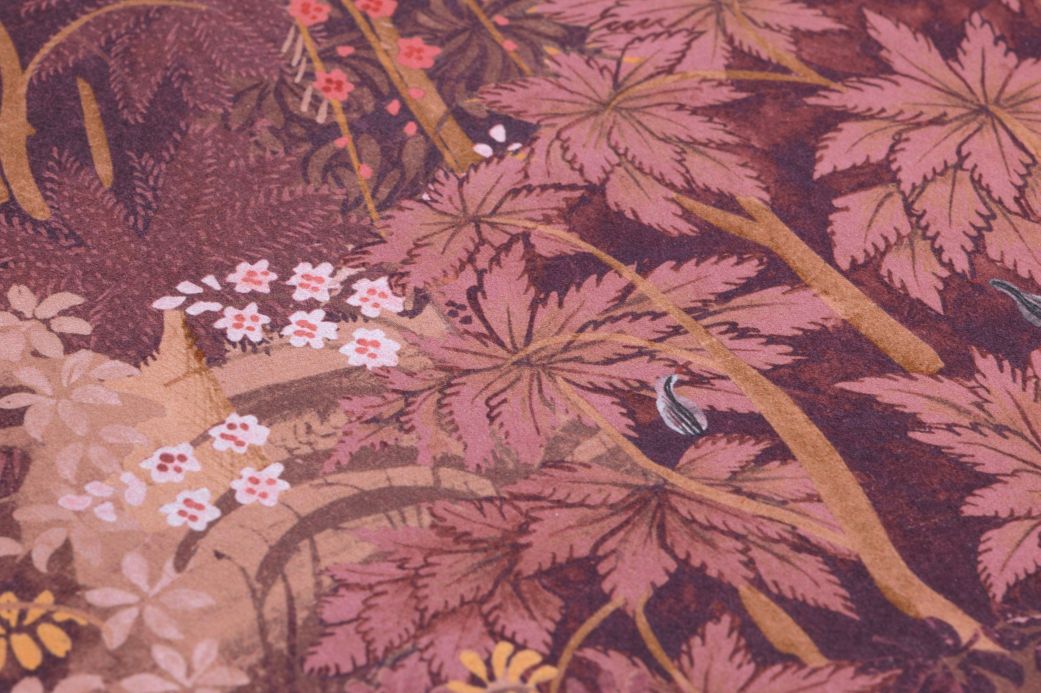 Moderne Tapeten Tapete Garden of the Gods Purpurviolett Detailansicht