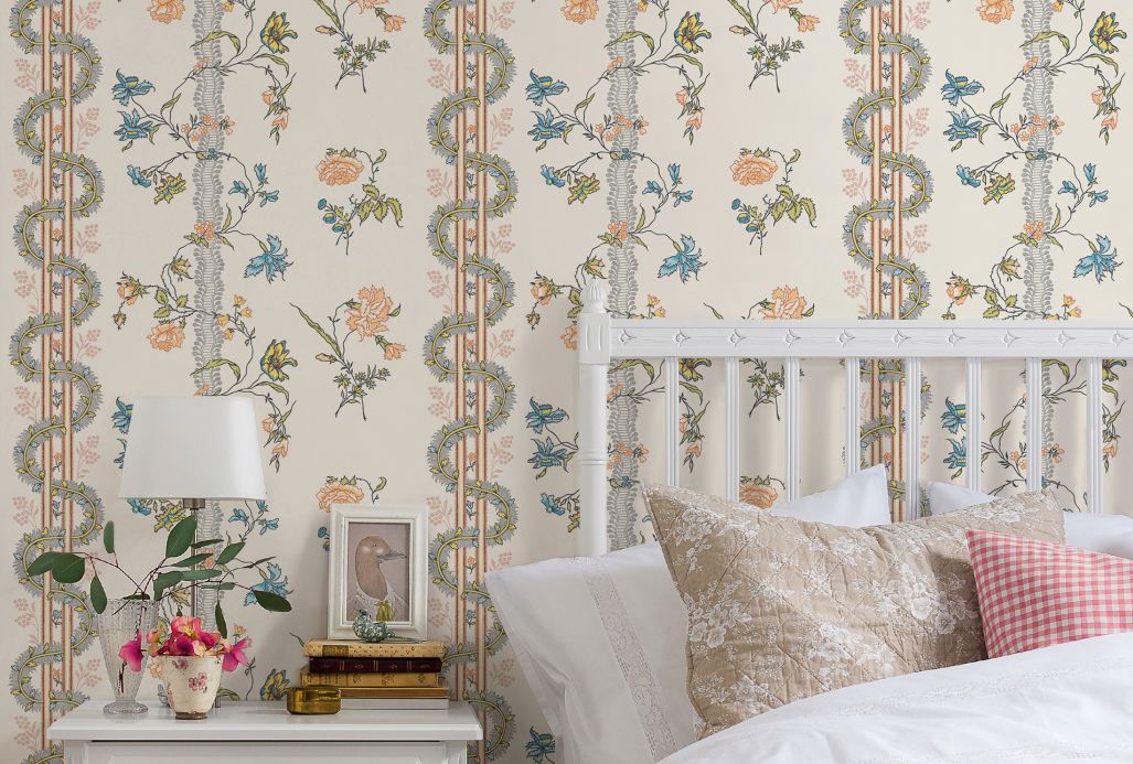 Paper-based Wallpaper Wallpaper Marion multi-coloured Room View