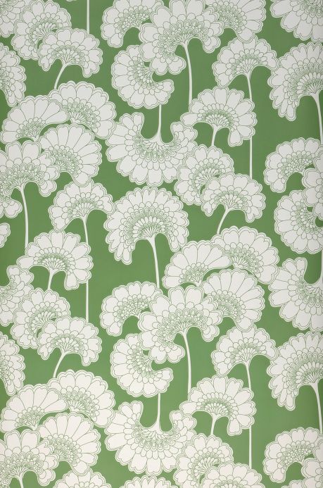 Archiv Wallpaper Ornate grass-green Roll Width