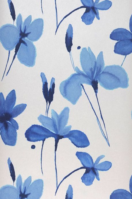 Archiv Papier peint Tiara bleu pastel Largeur de lé