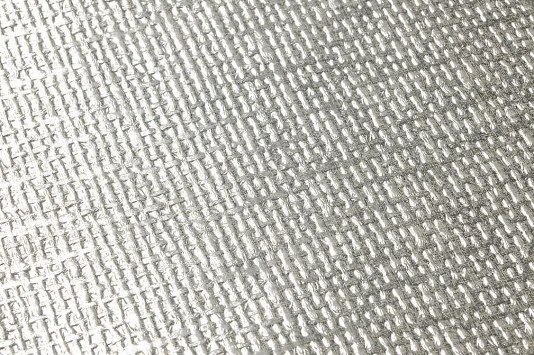 Archiv Wallpaper Kronos silver lustre Detail View