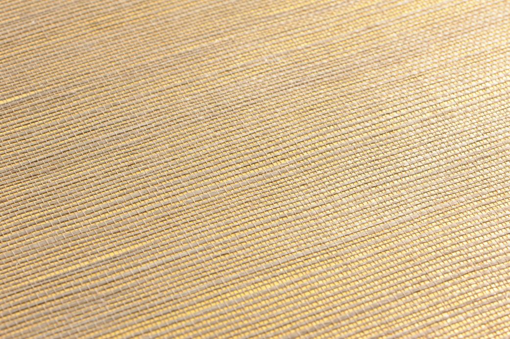Wallpaper Wallpaper Sisal on Roll 01 gold Detail View