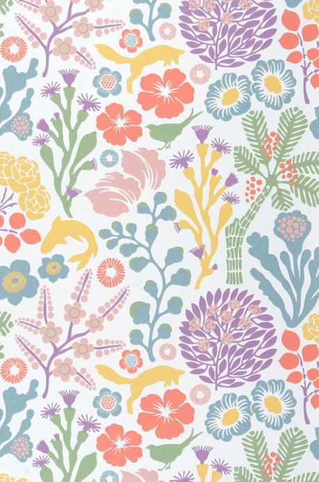 Floral Wallpaper Wallpaper Arietta multi-coloured Roll Width