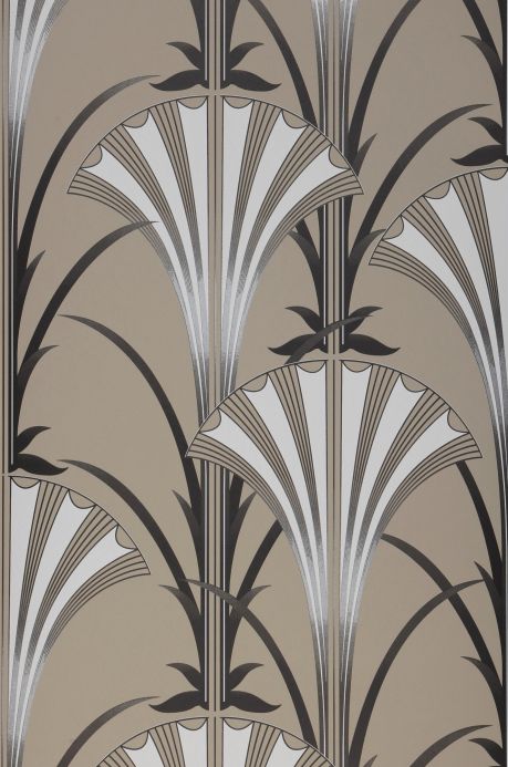 Art Deco Wallpaper Wallpaper Morley beige grey Roll Width