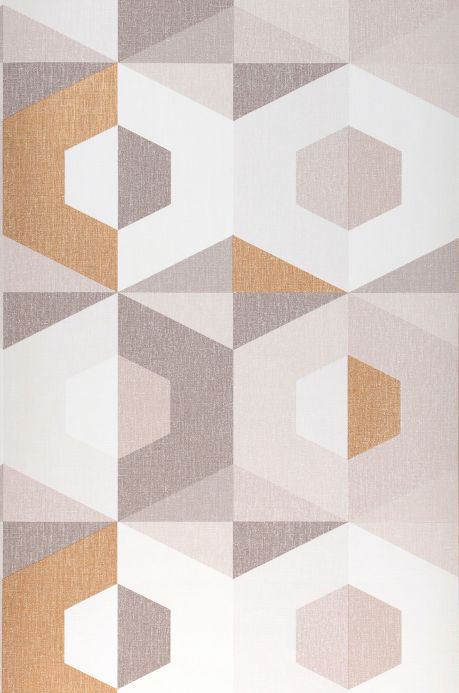 Geometric Wallpaper Wallpaper Fabrice brown tones Roll Width