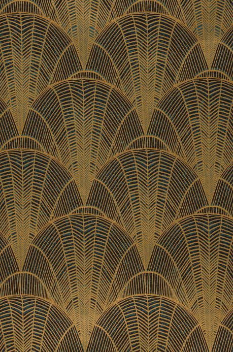 Dining Room Wallpaper Wallpaper Speakeasy matt gold A4 Detail