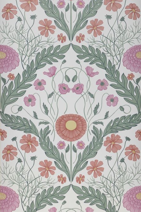 Art Nouveau Wallpaper Wallpaper Lomasi pastel violet Roll Width