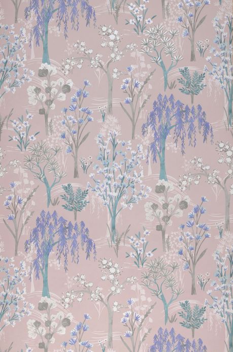 Botanical Wallpaper Wallpaper Sinfonia pastel violet Roll Width
