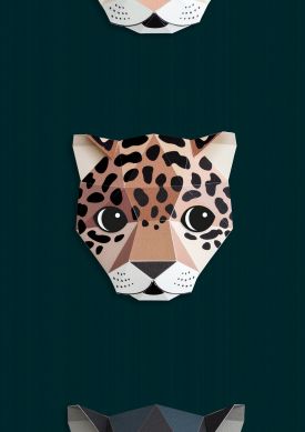 Panthera 02 Schwarz Muster