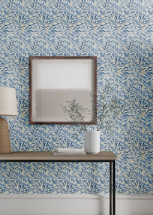 William Morris Wallpaper Wallpaper Darcie light blue Room View