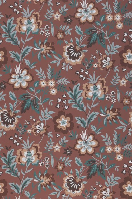 Floral Wallpaper Wallpaper Judica brown Roll Width