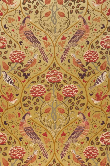 Art Nouveau Wallpaper Wallpaper Adina matt gold Roll Width