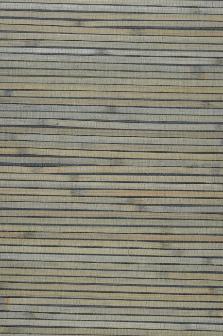 Natural Wallpaper Wallpaper Bamboo on Roll 03 green beige A4 Detail