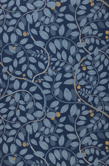 Botanical Wallpaper Wallpaper Grada light blue Roll Width