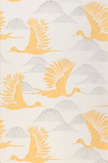 Bird Wallpaper Wallpaper Alva maize yellow Roll Width