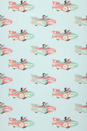 Wallpaper Space racer pale green