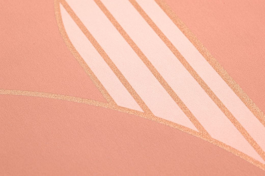 Pink Wallpaper Wallpaper Gordan rosewood Detail View