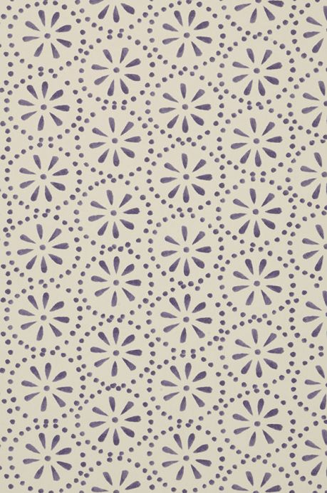 Archiv Papel de parede Feronia violeta escuro Detalhe A4