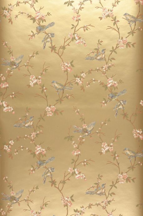 Archiv Wallpaper Thelma pearl gold Roll Width