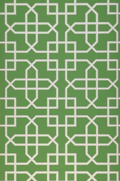 Oriental Wallpaper Wallpaper Ferro grass-green Roll Width