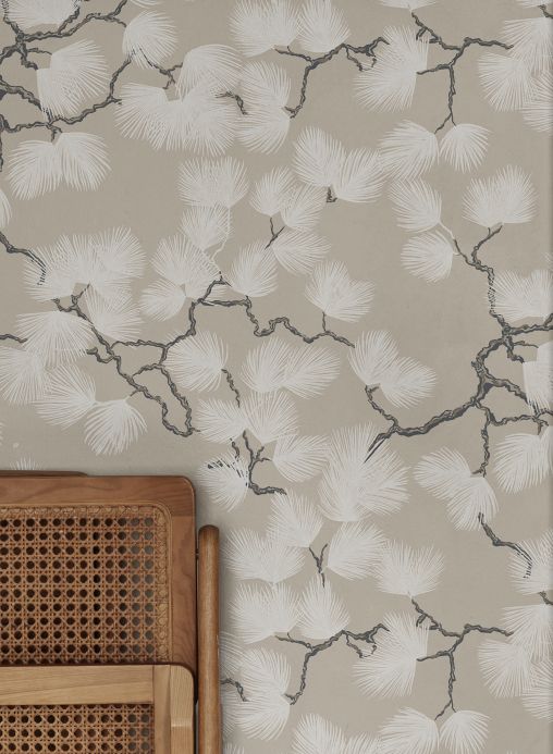 Styles Wallpaper Pine eggshell Room View