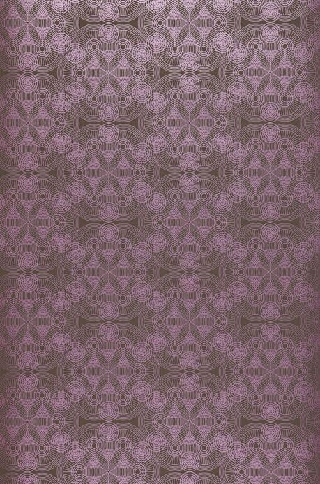 Archiv Papel pintado Imalas violeta rojizo Ancho rollo