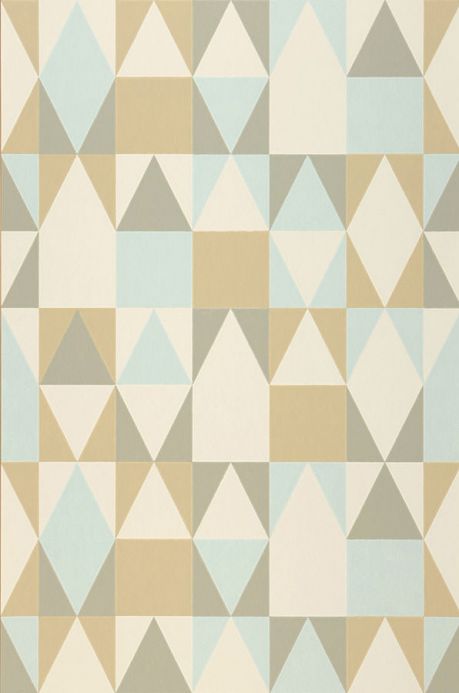 Geometric Wallpaper Wallpaper Alice brown beige Roll Width