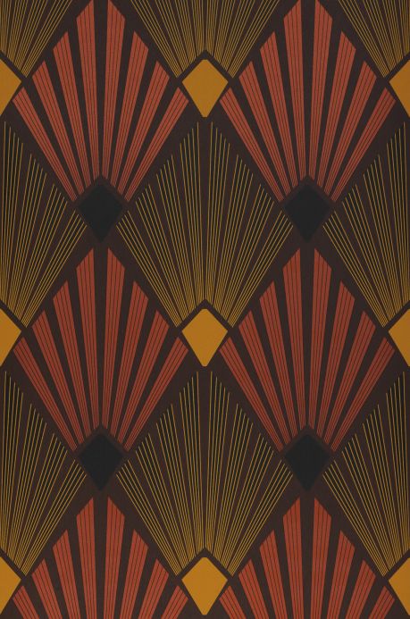 Art Deco Wallpaper Wallpaper Pontinius pearlescent copper Roll Width