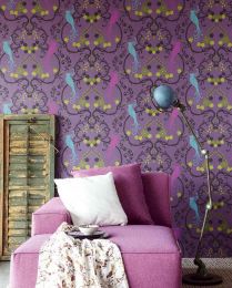 Wallpaper Bellona violet shimmer