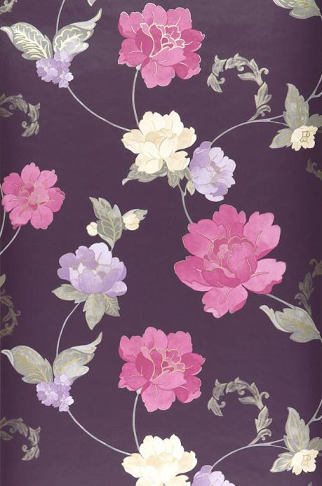 Archiv Wallpaper Florentina heather violet Roll Width