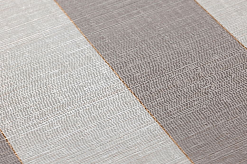 Striped Wallpaper Wallpaper Innesto beige grey Detail View