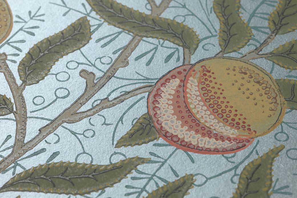 Paper-based Wallpaper Wallpaper Sani olive yellow Detail View