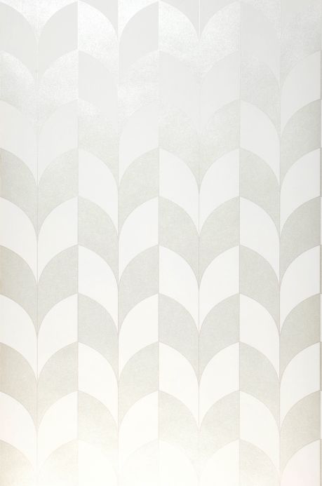 Papel de parede moderno Papel de parede Caprice branco creme Largura do rolo
